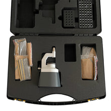 Load image into Gallery viewer, Bergeon 15285-D staking tool with 100 punches and 20 stakes for watchmakers