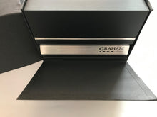 Load image into Gallery viewer, Graham London black watch box case inner/outer