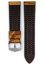 Load image into Gallery viewer, Hirsch Leaf brown strap for watch 22 mm 0921046010-2-22