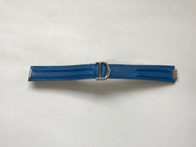 Load image into Gallery viewer, Cartier blue leather strap with clasp 18mm