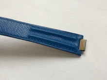 Load image into Gallery viewer, Cartier blue leather strap with clasp 18mm