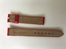 Load image into Gallery viewer, New Blvgari red leather strap for lady watches 14mm