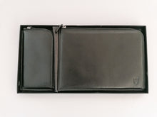 Load image into Gallery viewer, New Tudor leather travel wallet small and big