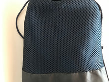 Load image into Gallery viewer, New Panerai large blue beach towel in travel storage bag