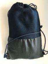 Load image into Gallery viewer, New Panerai large blue beach towel in travel storage bag