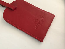 Load image into Gallery viewer, Rare Patek Philippe red leather tag holder for bag