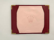 Load image into Gallery viewer, Vintage Rolex leather red card holder