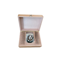 Load image into Gallery viewer, Bergeon 1810-93C staking tool with 24 stakes in wooden box