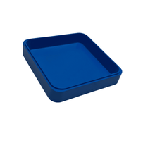 Load image into Gallery viewer, Bergeon 2379 Blue Plastic Square Supplies Tray, 70 x 70 x 13 mm