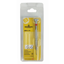 Load image into Gallery viewer, Bergeon 30081-C-120 stainless steel screwdriver with cross blade 1.20 mm