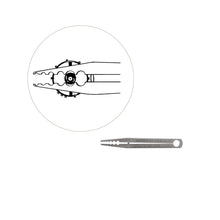 Load image into Gallery viewer, Bergeon 4852 watch tweezer roller remover and turner