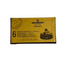 Load image into Gallery viewer, Bergeon 5700-62-6, Suction Heads Set for 5700 Tool - 6 Pieces, Soft Adiprene