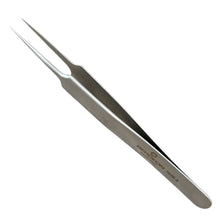 Load image into Gallery viewer, Bergeon 7026-5 precision tweezers in steel for watchmaker's and jewellers, length 110 mm