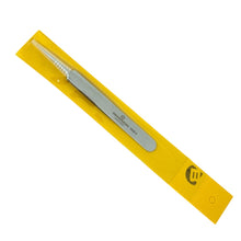 Load image into Gallery viewer, Bergeon 7026-5 precision tweezers in steel for watchmaker's and jewellers, length 110 mm