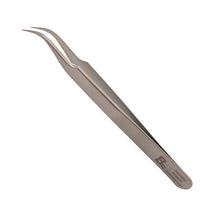 Load image into Gallery viewer, Bergeon 7026-7 antimagnetic watchmaker tweezer with curved points 120 mm