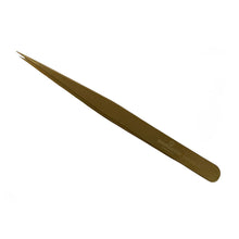Load image into Gallery viewer, Bergeon 7422-PM-S5 tweezers type S5, thin, brass, 100 % nonmagnetic