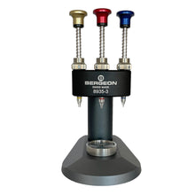 Load image into Gallery viewer, Bergeon 8935-3 watch hand fitting tool with 3 runners