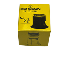 Load image into Gallery viewer, Bergeon 2611-TN 4x watchmaker eyeglasses loupe biconvex air 2.5