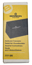 Load image into Gallery viewer, Bergeon 7777-S05 Screwdriver Stand POM-C Plastic for 5 Screwdrivers