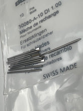 Load image into Gallery viewer, Bergeon 30080-A-10 DI 1.00 mm Steel Screwdriver Blades - Pack of 10