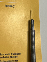 Load image into Gallery viewer, Bergeon 30080-01 Watchmaker Screwdriver 0.50mm Chromium-Plated Swiss Precision Tool (Orange)