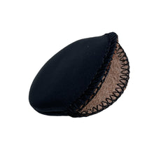 Load image into Gallery viewer, Black leather pouch for pocket watch 70 mm, opening 60 mm
