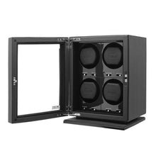 Load image into Gallery viewer, BLDC-B04 Watch winder for 4 watches, black