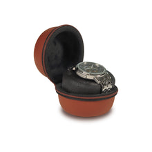 Load image into Gallery viewer, Brown Boxy Watch Box protect, leather imitation
