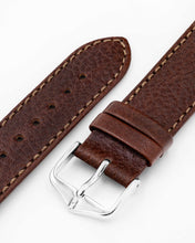 Load image into Gallery viewer, Hirsch Forest Watch Strap, Brown, Quick Release, 22 mm Lug, 20 mm Buckle, Length 120/80 mm, Size L, Ref. 17920210-2-22