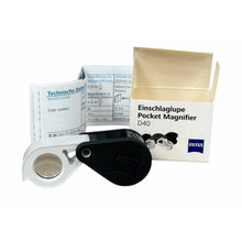 Load image into Gallery viewer, Carl Zeiss D40 triplet pocket loupe x10