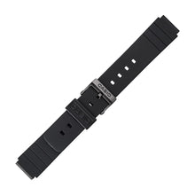 Load image into Gallery viewer, Casio plastic black watch strap 71604416 for MQ-24 MQ-58, MQ-104, 16 mm
