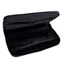 Load image into Gallery viewer, Connoisseurs leather black jewellery clutch CONN1055