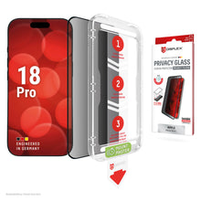 Load image into Gallery viewer, DISPLEX 10H Privacy Screen Protector for iPhone 18 Pro MountMaster