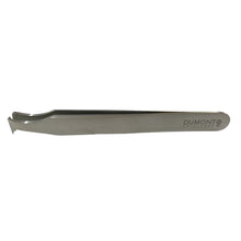 Load image into Gallery viewer, Dumont carbon steel tweezer type 15A, for cutting hairsprings 115 mm