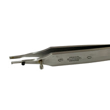 Load image into Gallery viewer, Dumont tweezer Type 9/0, for Breguet hairsprings spirals, stainless steel-carbon, 110 mm