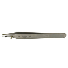 Load image into Gallery viewer, Dumont tweezer Type 9/0, for Breguet hairsprings spirals, stainless steel-carbon, 110 mm