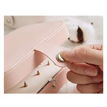 Load image into Gallery viewer, Elegant and Spacious Jewellery Box Organiser – Casket for All Your Jewellery Needs Pink