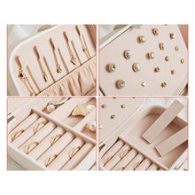 Load image into Gallery viewer, Elegant and Spacious Jewellery Box Organiser – Casket for All Your Jewellery Needs Pink