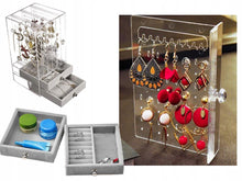 Load image into Gallery viewer, Gugita Elegant Transparent Grey Jewellery Organiser and Display Box