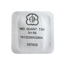 Load image into Gallery viewer, ETA 7750 date ring indicator black with white numerals part 2557