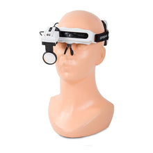 Load image into Gallery viewer, Eyeglasses and loupe lens with LED light 1x, 1.5x, 2x, 2.5x, 3.5x, 5x, 8x and 20x