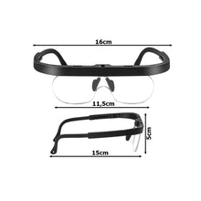 Load image into Gallery viewer, Eyeglasses with exchangeable lens for jewellers and watchmakers 1.5x, 2.5x and 3.5x