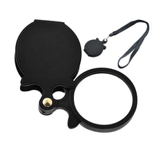 Load image into Gallery viewer, Folding magnifying glass pocket mini case for wall clocks, 3X