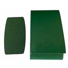Load image into Gallery viewer, Green watch leather Rolex travel pouch