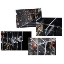 Load image into Gallery viewer, Gugita Elegant Transparent Grey Jewellery Organiser and Display Box