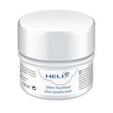 Load image into Gallery viewer, Heli silver jewelry bath with rinsing basket and cleaning cloth, jeweler's packaging 150 ml