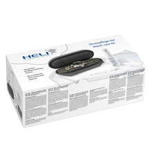 Load image into Gallery viewer, Heli watch care set with watch cloth, metal watch strap spray cleaner and watch case