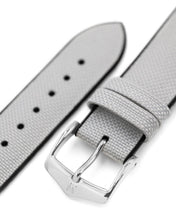 Load image into Gallery viewer, Hirsch Arne grey/silver watch strap 18 mm 0925094030-2-18