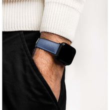 Load image into Gallery viewer, Hirsch Arne L blue watch strap, 18 mm, 0925090180-2-18