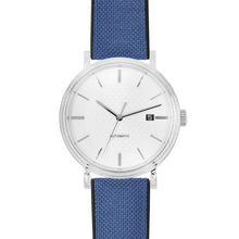 Load image into Gallery viewer, Hirsch Arne L blue watch strap, 18 mm, 0925090180-2-18